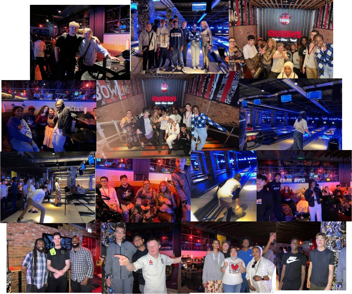 BOWLING COLLAGE